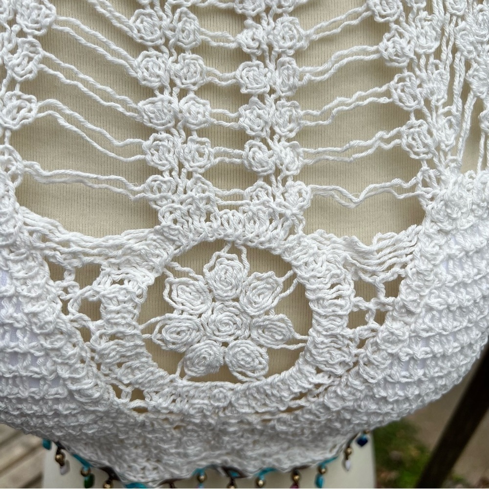 Boho beaded halter top - Picture 4 of 10